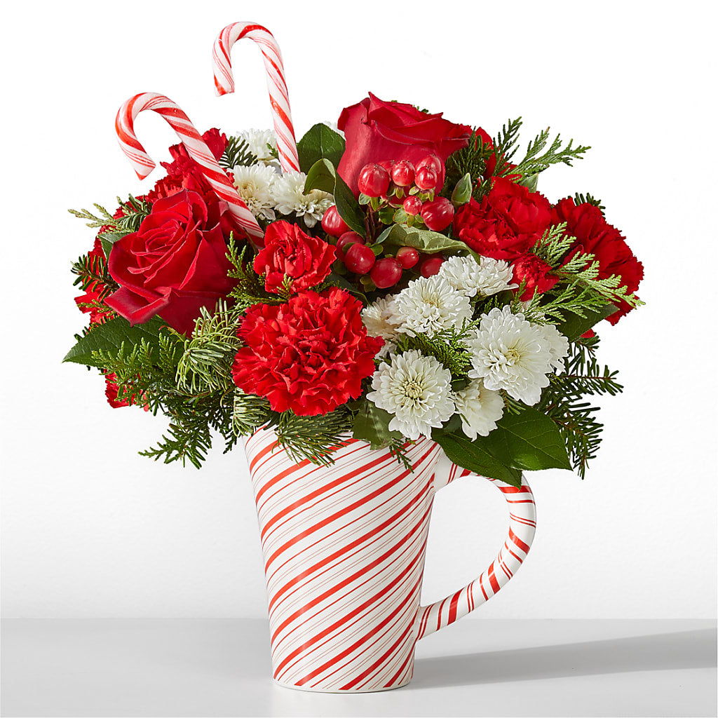Peppermint Swirl Mug – MONA'S BOUQUETS, Bacliff TX
