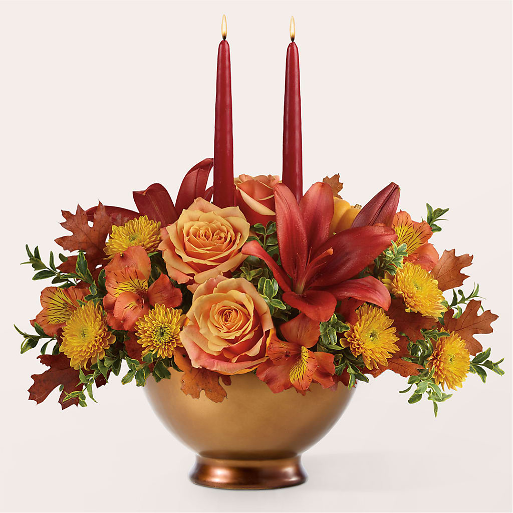Harvest Table Centerpiece – MONA'S BOUQUETS, Bacliff TX