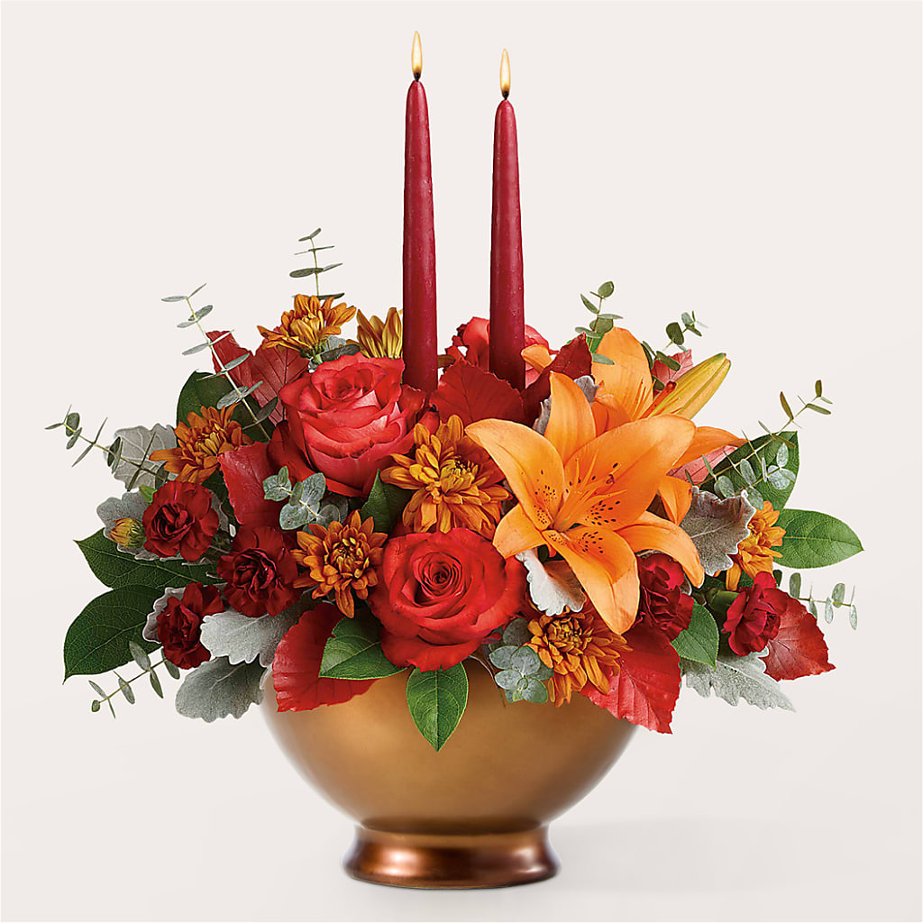 Fruits of Fall Centerpiece – MONA'S BOUQUETS, Bacliff TX