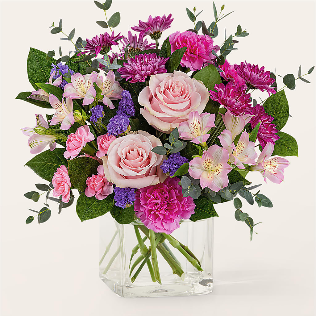 Rosy Radiance Bouquet – MONA'S BOUQUETS, Bacliff TX