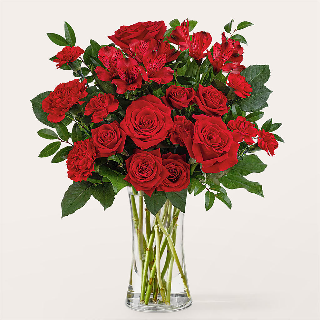 Brilliant Ruby Bouquet – MONA'S BOUQUETS, Bacliff TX