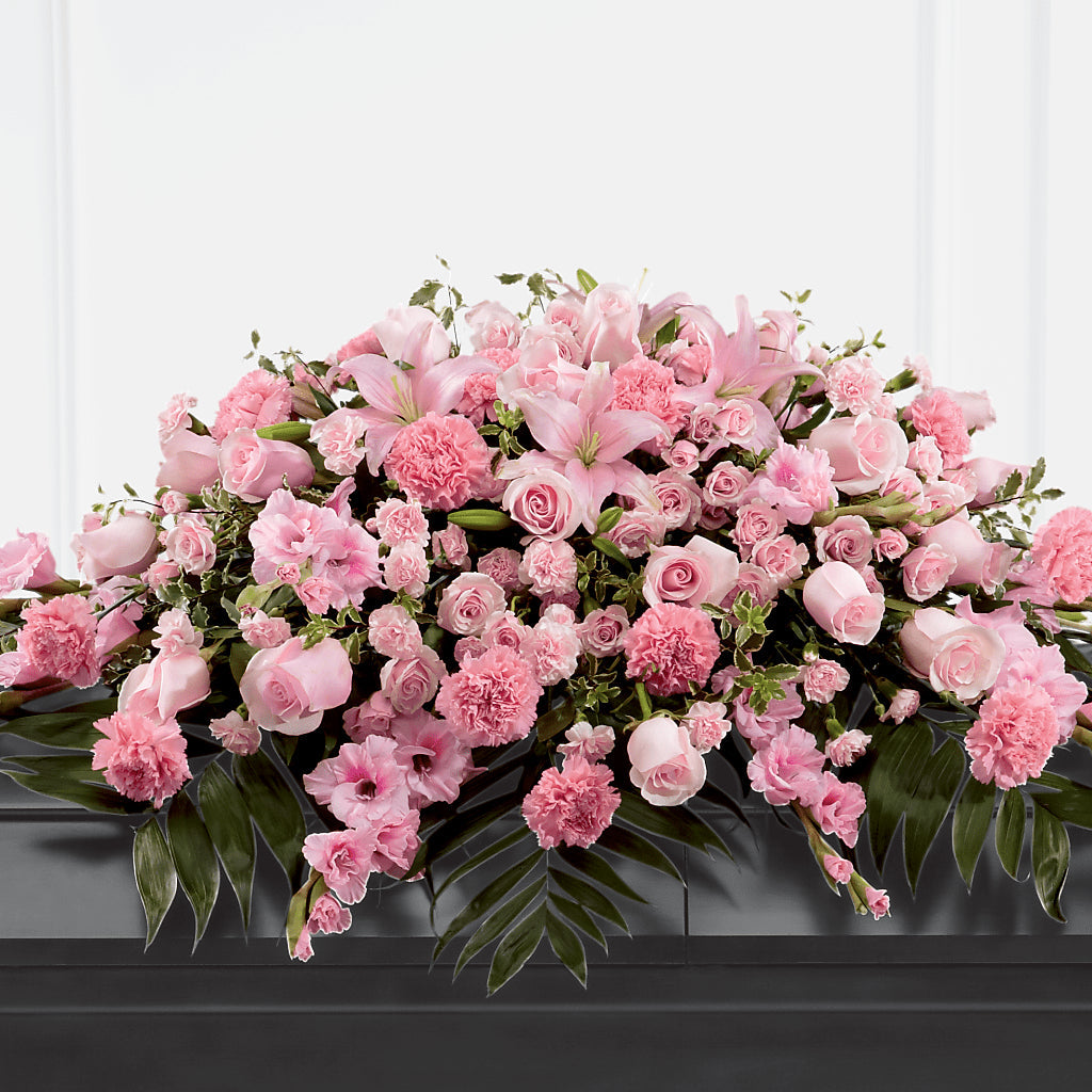 Garden of Comfort Casket Spray (Standard) – MONA'S BOUQUETS, Bacliff TX