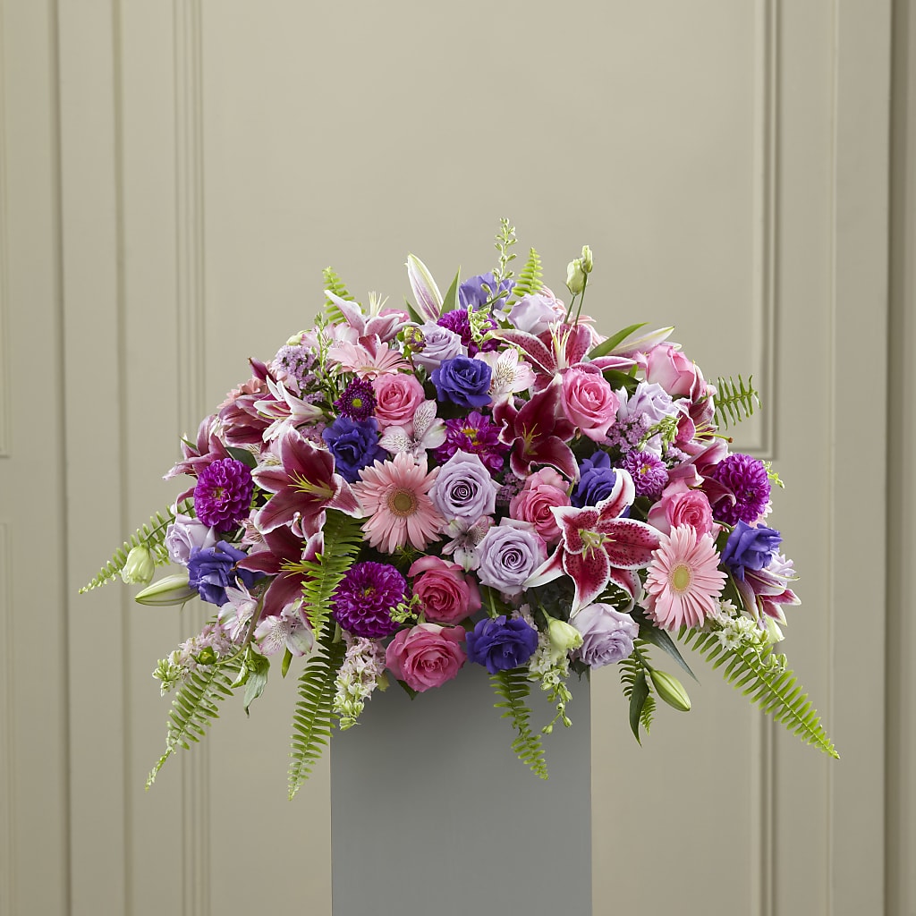 Fare Thee Well Pedestal – MONA'S BOUQUETS, Bacliff TX
