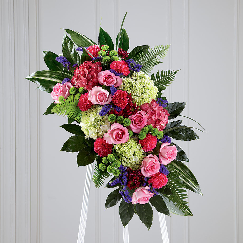 Refreshing Mix Standing Spray – MONA'S BOUQUETS, Bacliff TX