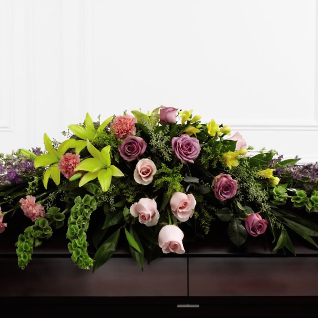 Forever Beloved Casket Spray – MONA'S BOUQUETS, Bacliff TX