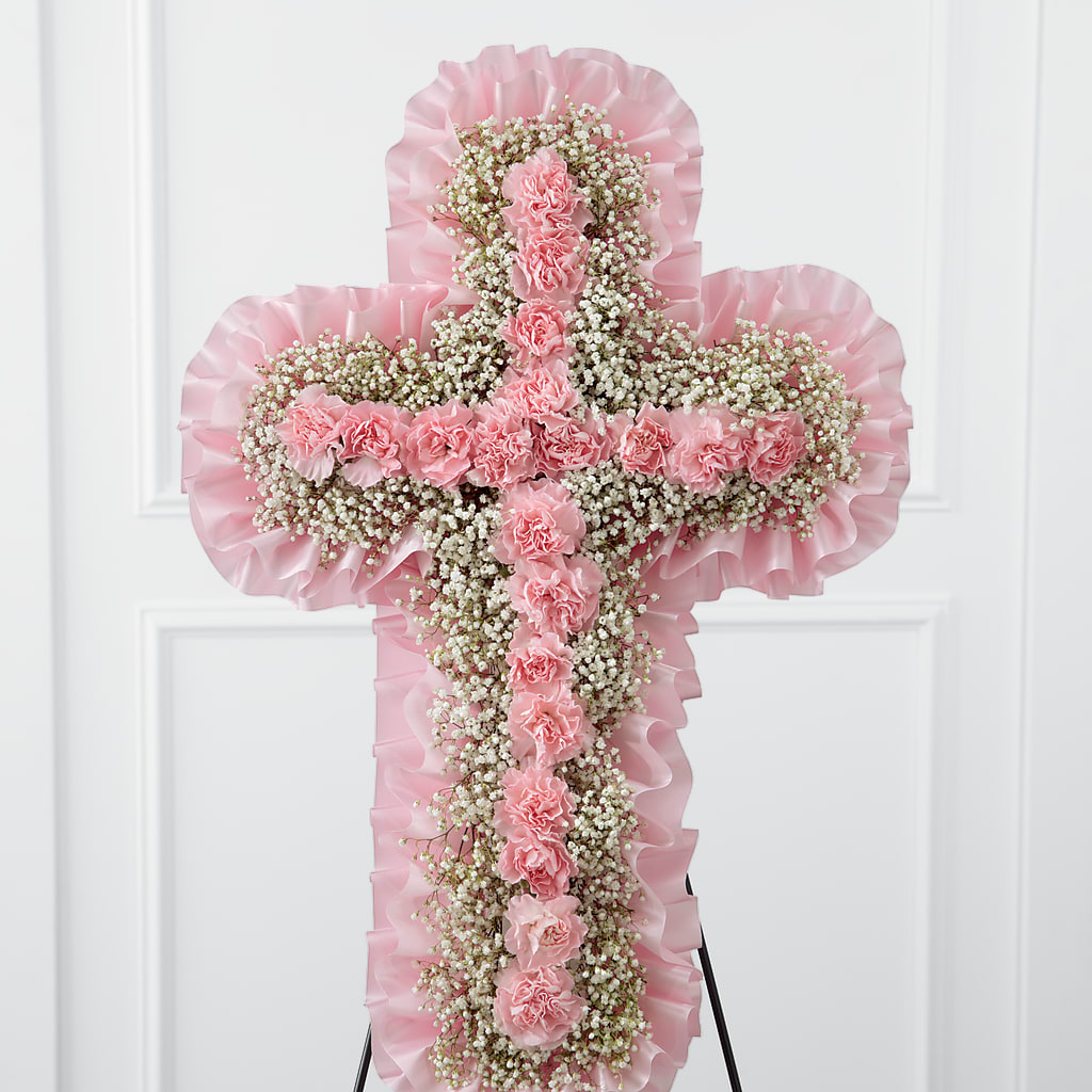 Angel's Cross Easel – MONA'S BOUQUETS, Bacliff TX