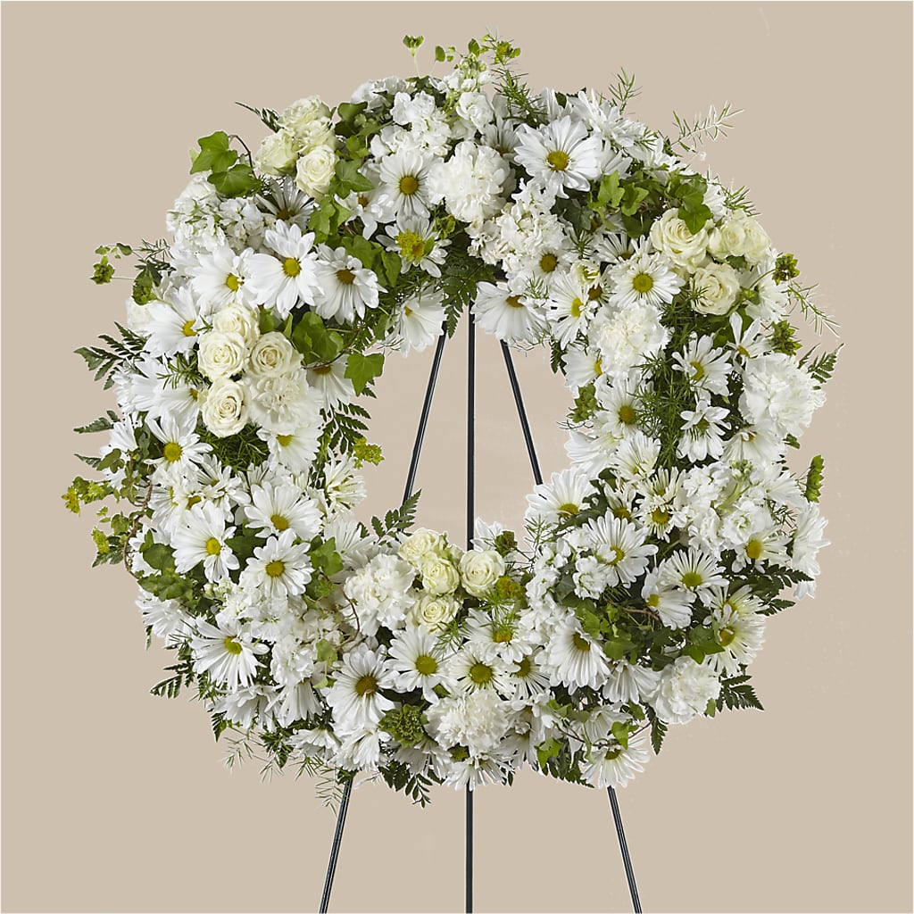 Faithful Wishes Wreath – MONA'S BOUQUETS, Bacliff TX