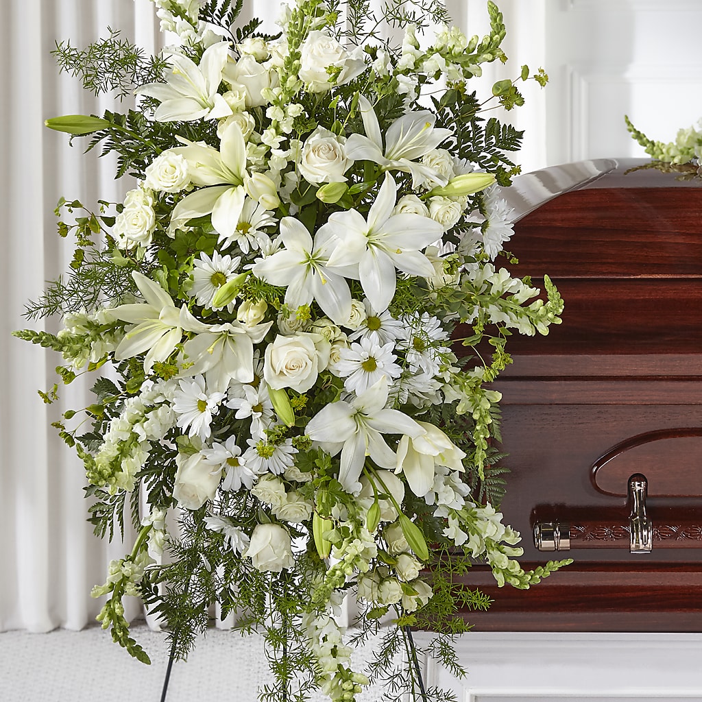 Loving Thoughts Standing Spray – MONA'S BOUQUETS, Bacliff TX