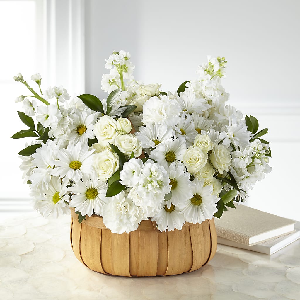 Graceful Garden Basket – MONA'S BOUQUETS, Bacliff TX