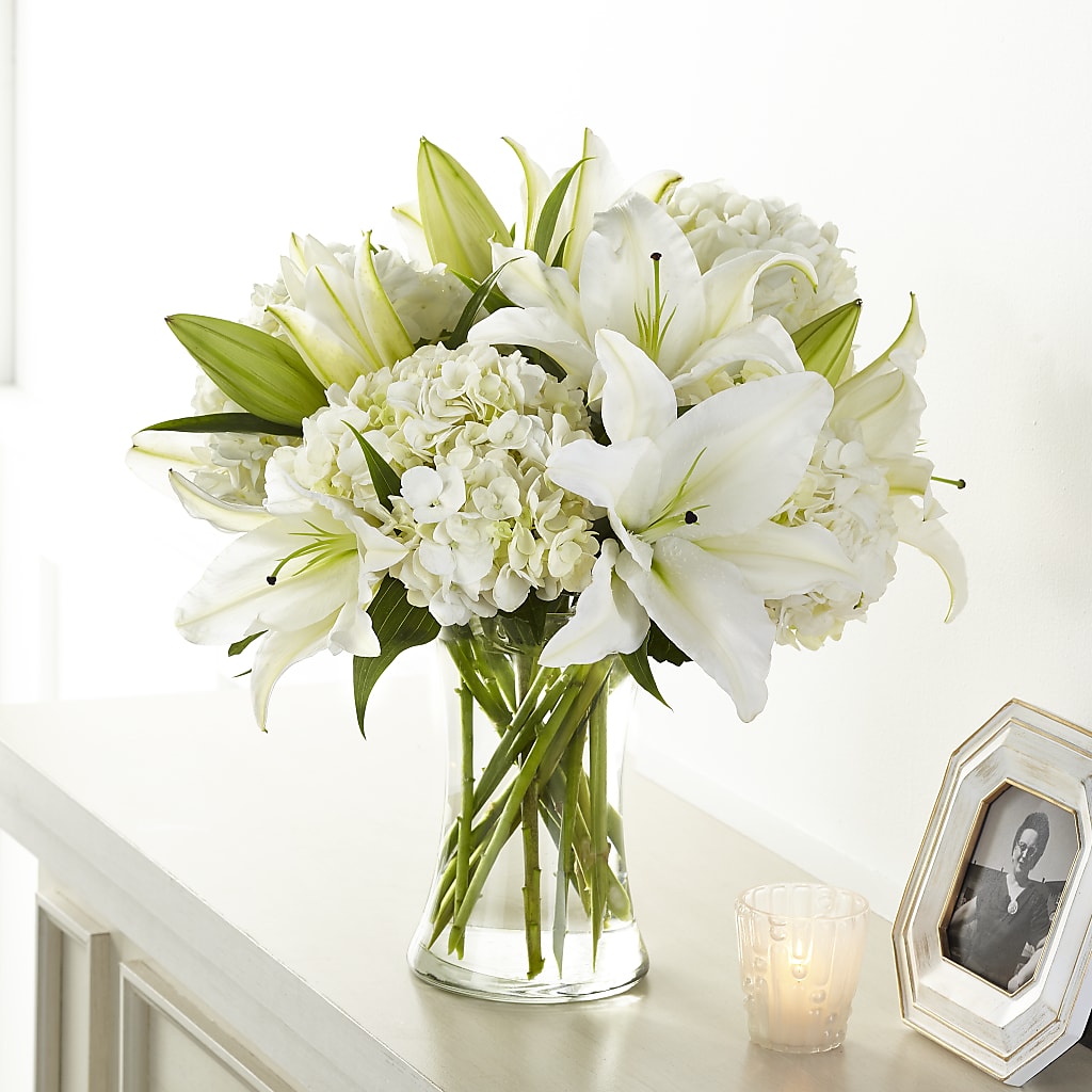 Compassionate Lily Bouquet – MONA'S BOUQUETS, Bacliff TX