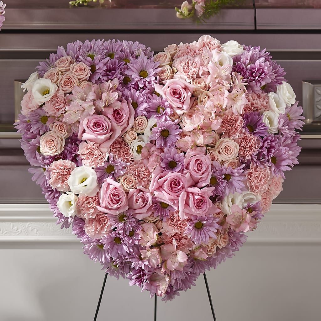 Heaven's Light Heart – MONA'S BOUQUETS, Bacliff TX