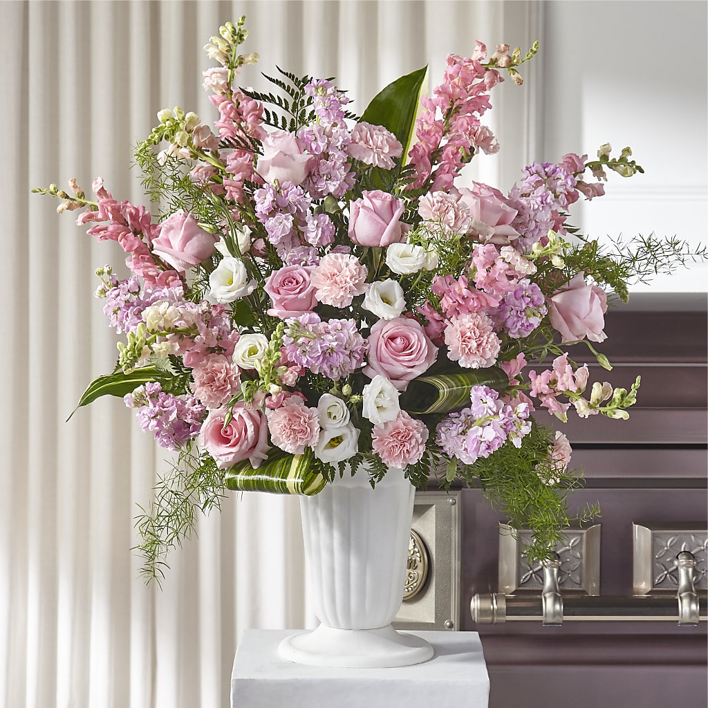 Divine Comfort Arrangement – MONA'S BOUQUETS, Bacliff TX