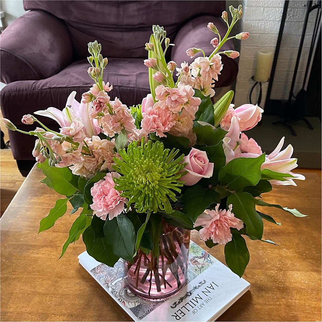 Pretty in Pink Bouquet – MONA'S BOUQUETS, Bacliff TX