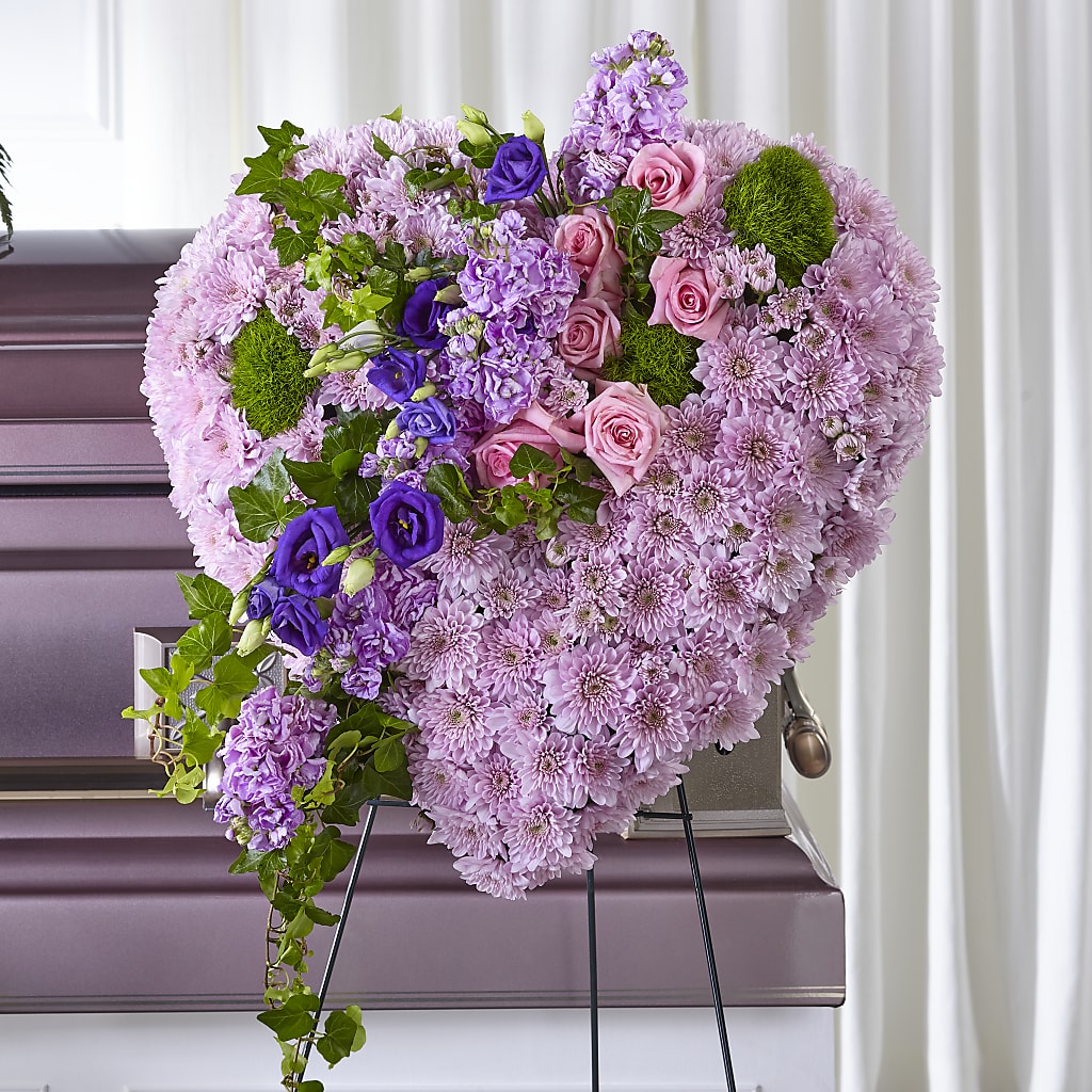 Treasured Love Standing Heart – MONA'S BOUQUETS, Bacliff TX