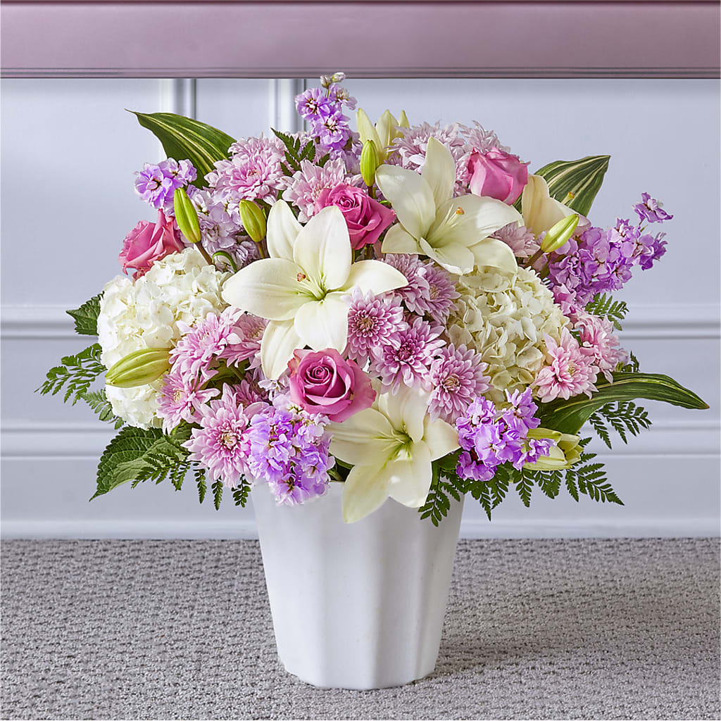 Heaven Sent Floor Basket – MONA'S BOUQUETS, Bacliff TX