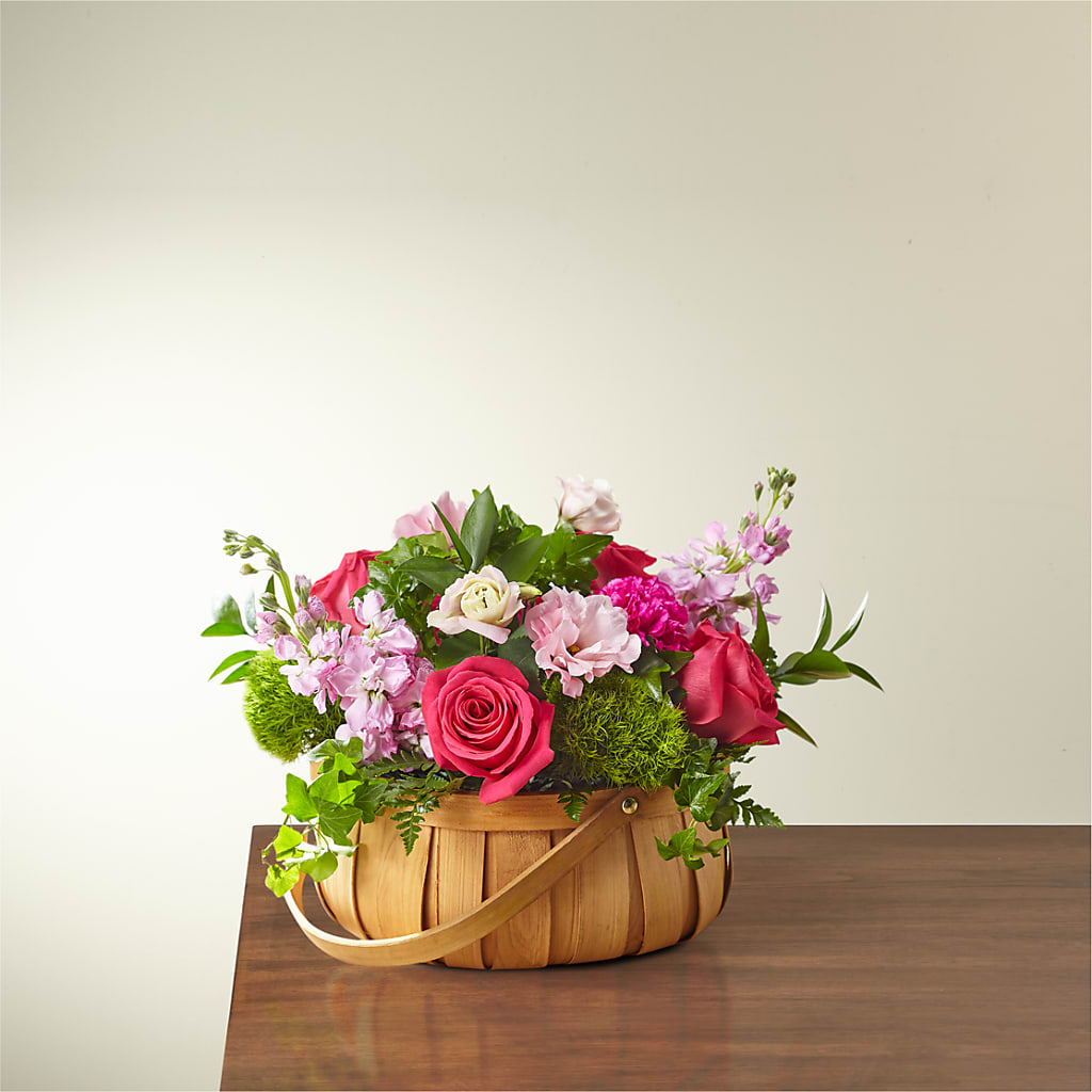 Radiance in Bloom Basket – MONA'S BOUQUETS, Bacliff TX