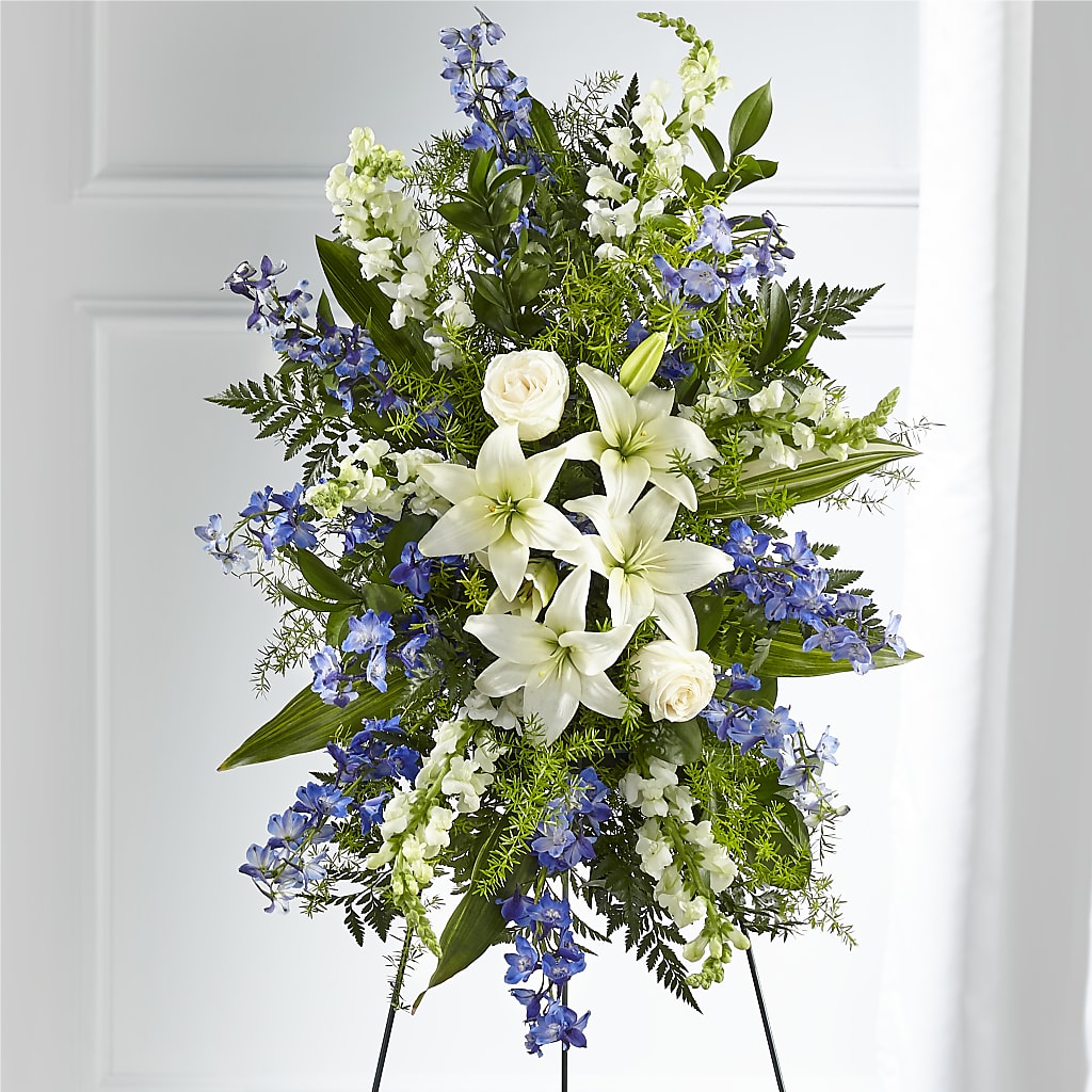 Faithful Friend Standing Spray – MONA'S BOUQUETS, Bacliff TX