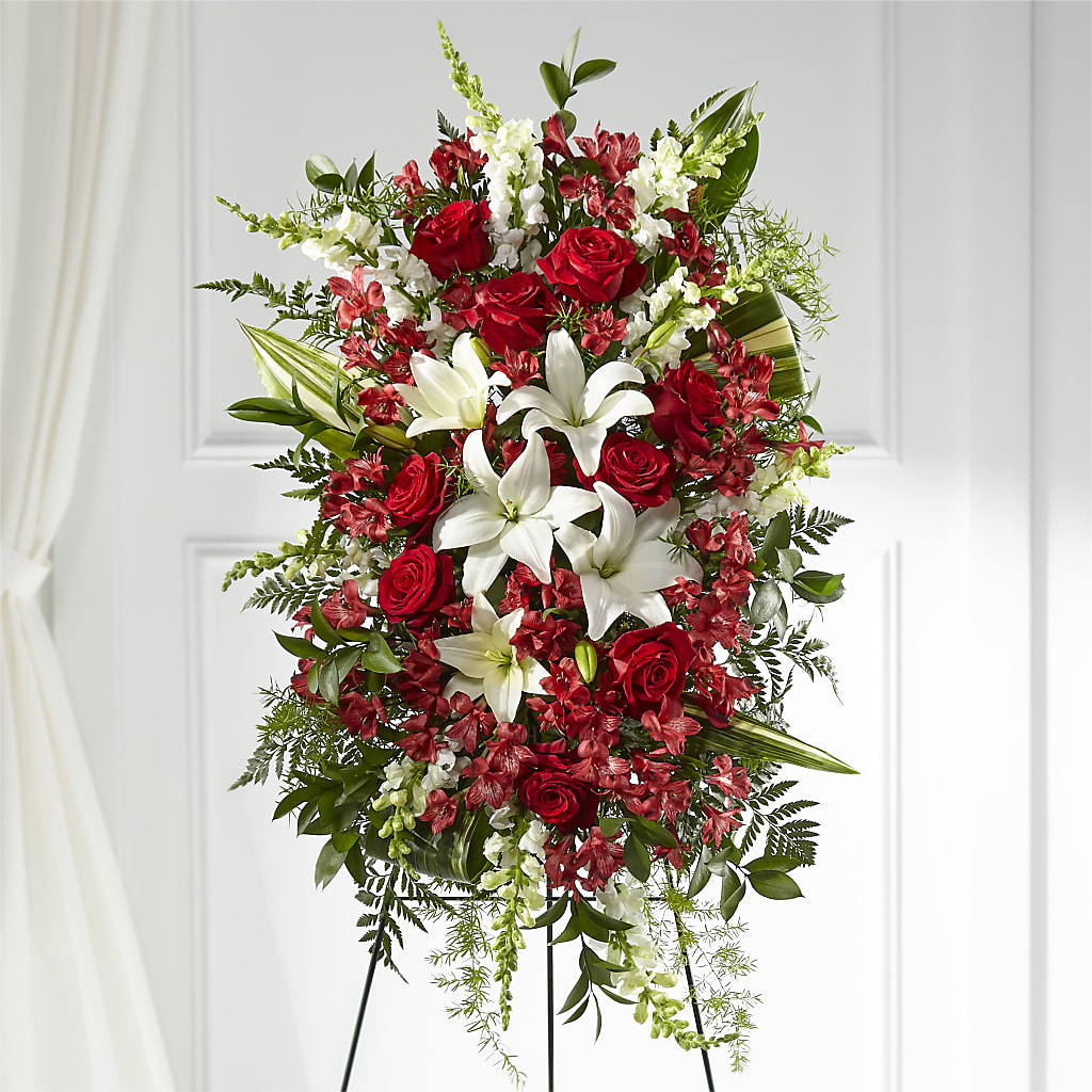 Everlasting Memory Standing Spray – MONA'S BOUQUETS, Bacliff TX