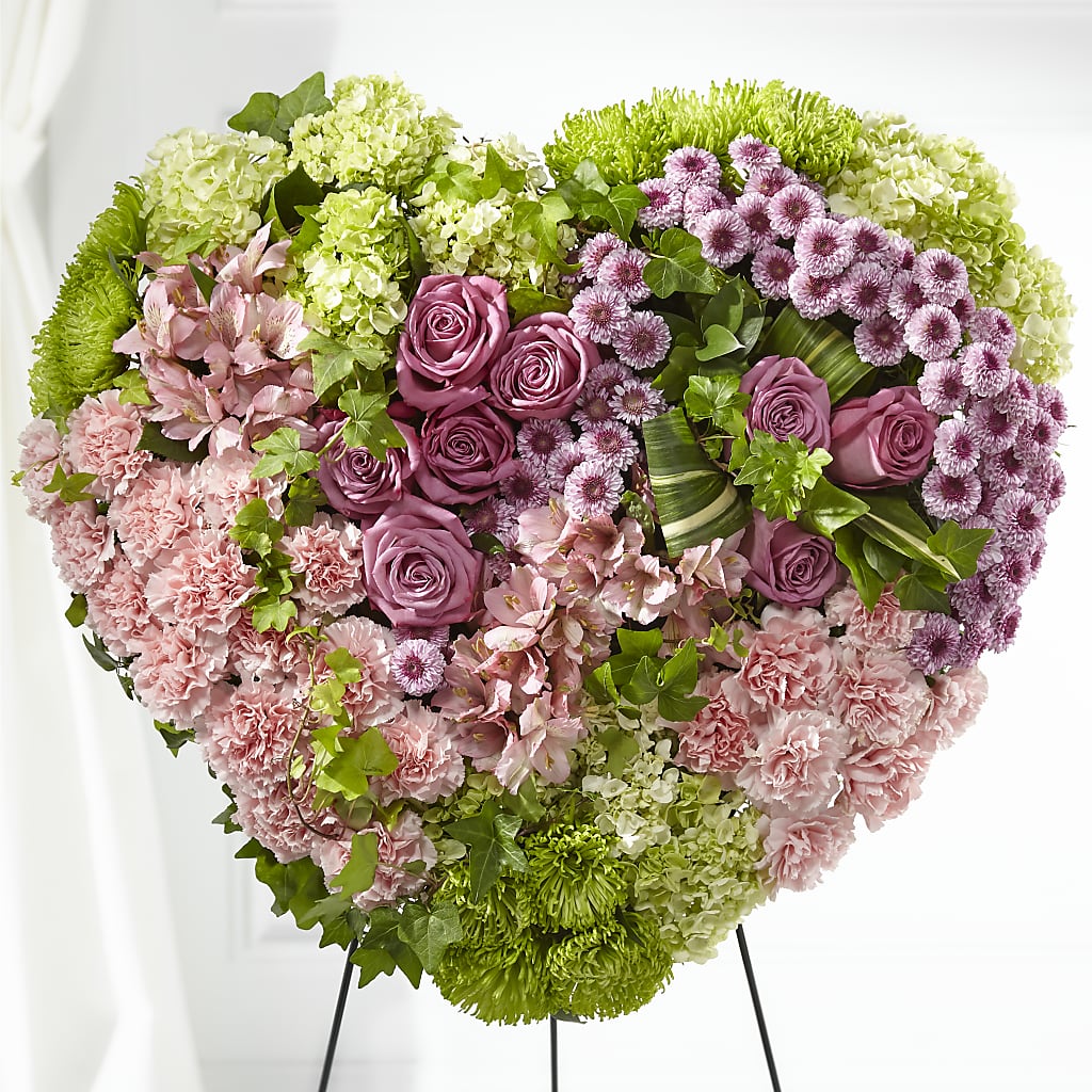 Heartwarming Standing Heart – MONA'S BOUQUETS, Bacliff TX
