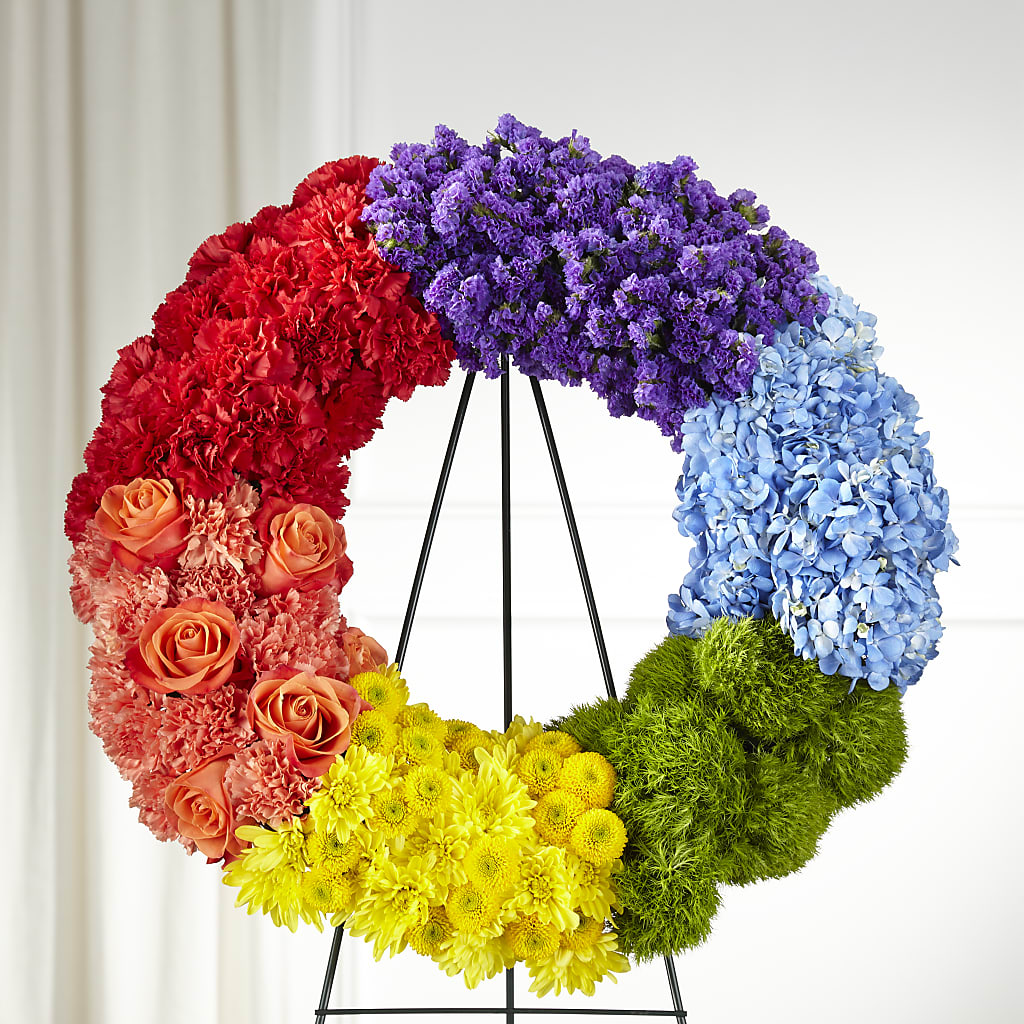 Circle of Love Wreath – MONA'S BOUQUETS, Bacliff TX