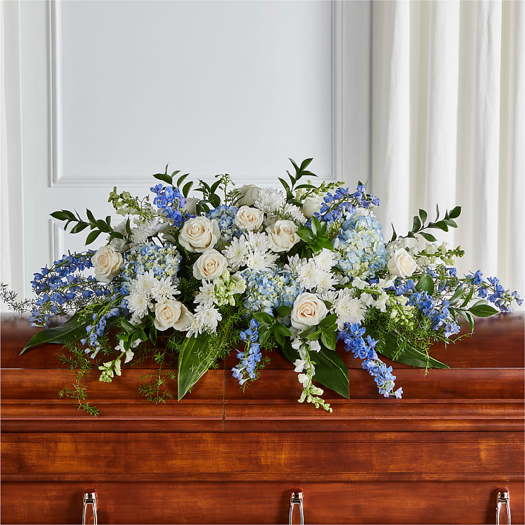 Timeless Essence Casket Spray – MONA'S BOUQUETS, Bacliff TX