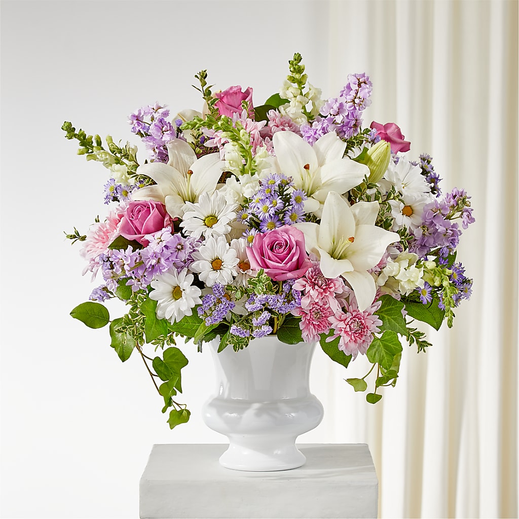 Remarkable Life Urn Arrangement – MONA'S BOUQUETS, Bacliff TX