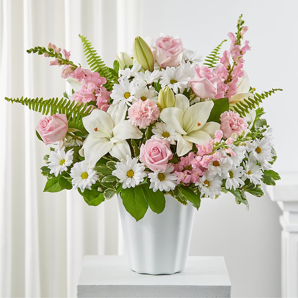 Soft Touch Tabletop Basket – MONA'S BOUQUETS, Bacliff TX