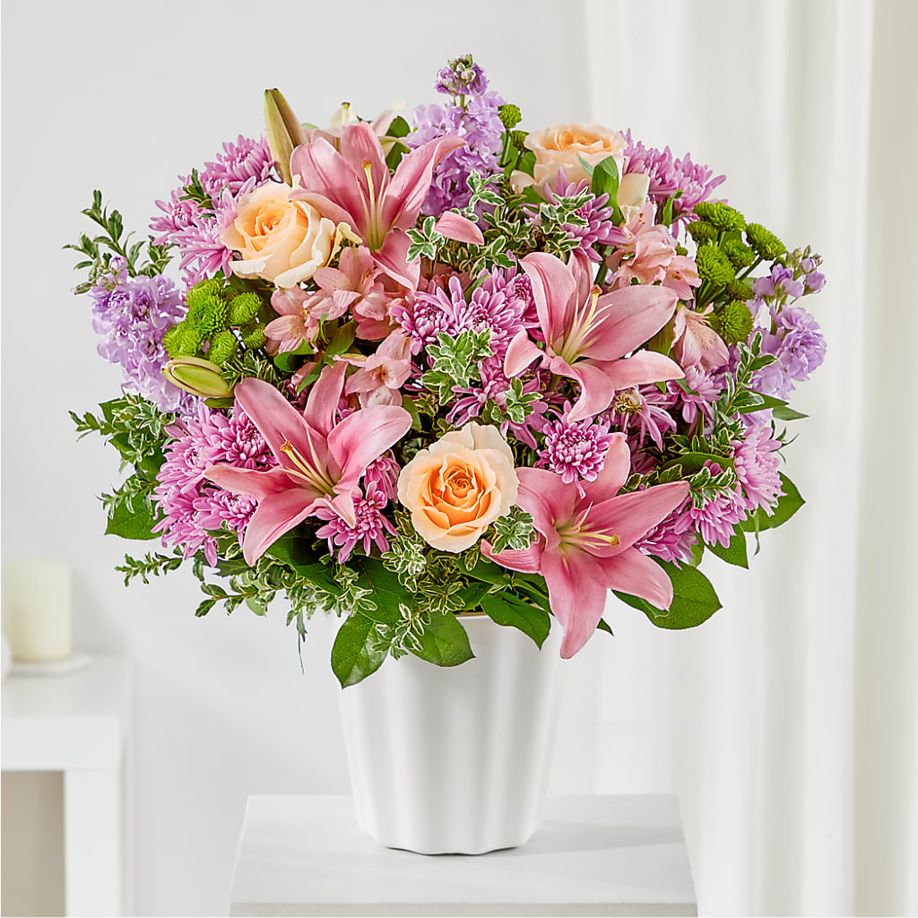 Supportive Embrace Tabletop Basket – MONA'S BOUQUETS, Bacliff TX