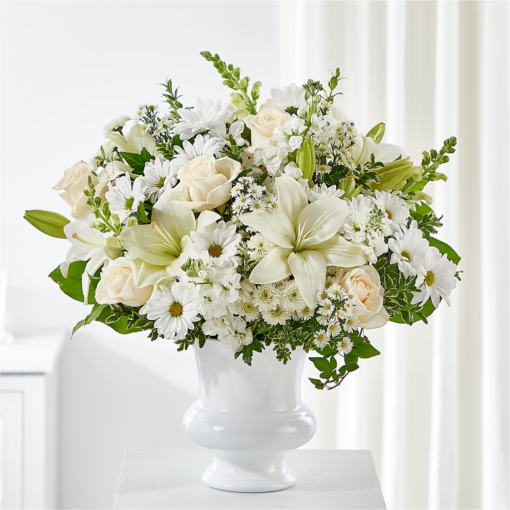 Uplifting Urn Arrangement – MONA'S BOUQUETS, Bacliff TX
