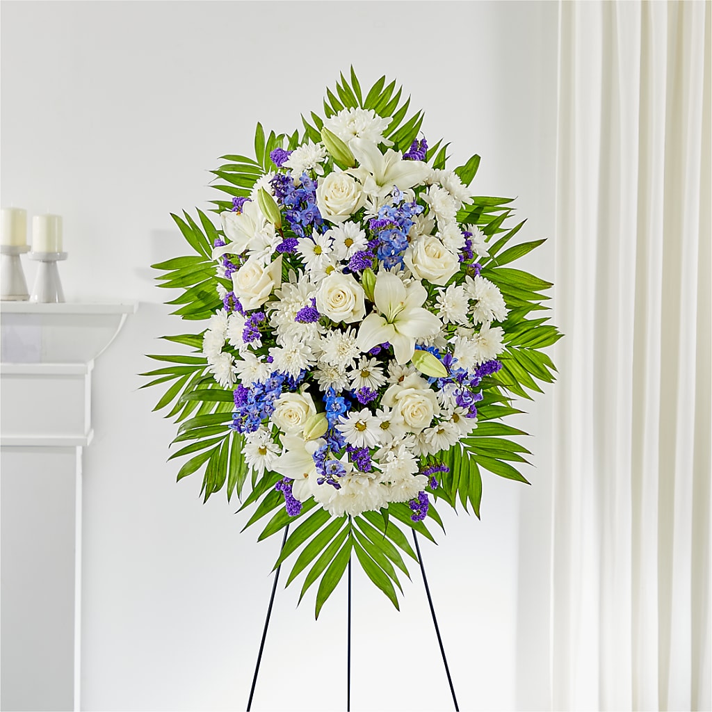 At Rest Standing Spray – MONA'S BOUQUETS, Bacliff TX