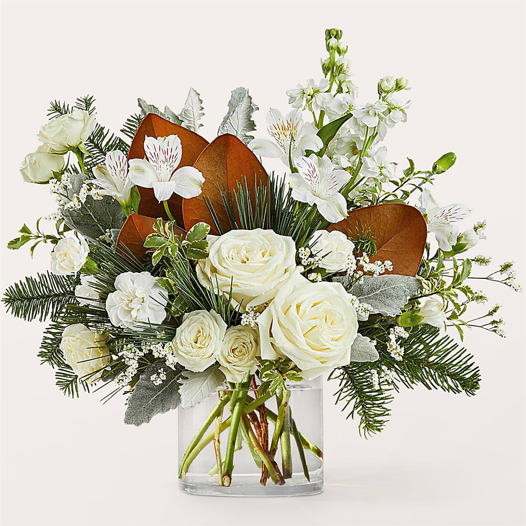 Fresh Snowfall Bouquet – MONA'S BOUQUETS, Bacliff TX