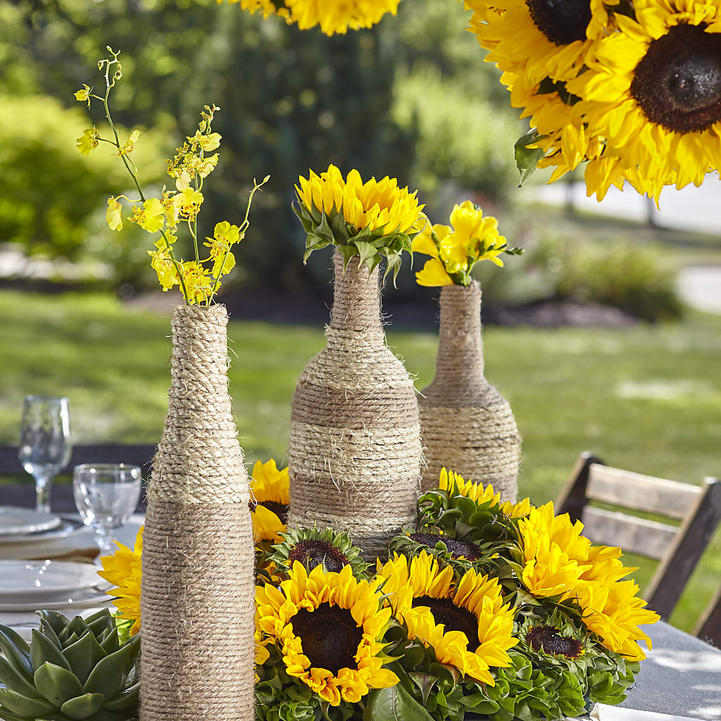 Sublime Garden Centerpiece – MONA'S BOUQUETS, Bacliff TX