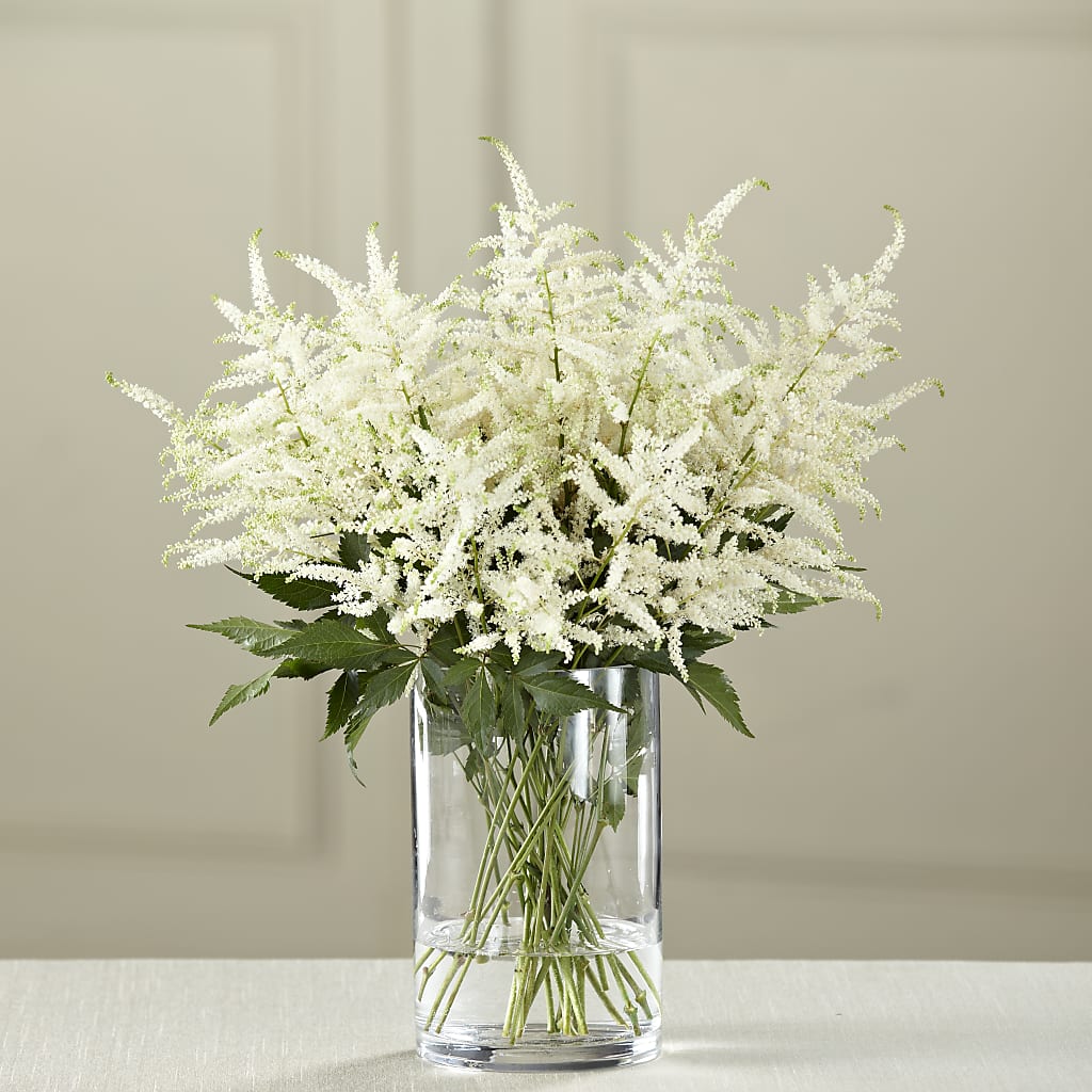 White Astilbe Bouquet – MONA'S BOUQUETS, Bacliff TX