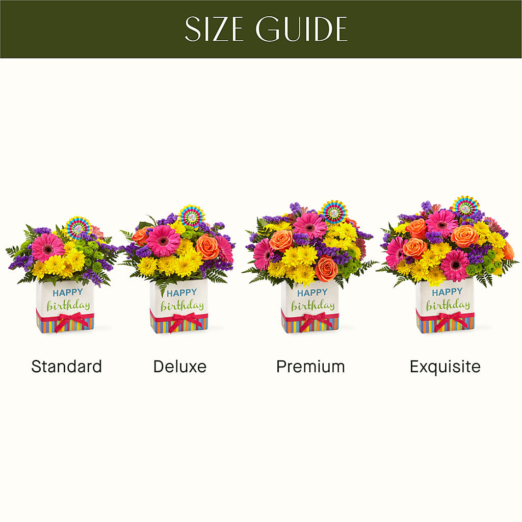 Birthday Brights Bouquet – MONA'S BOUQUETS, Bacliff TX
