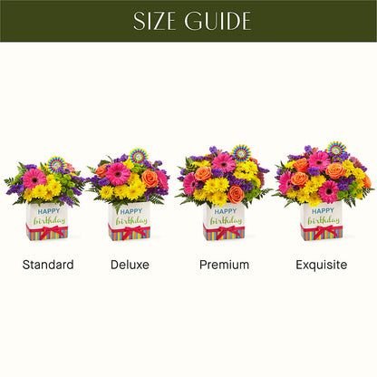 Birthday Brights Bouquet – MONA'S BOUQUETS, Bacliff TX
