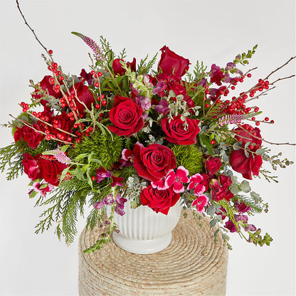 Big Red Bow Bouquet – MONA'S BOUQUETS, Bacliff TX
