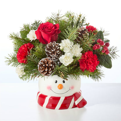 Jolly Snowman Bouquet – MONA'S BOUQUETS, Bacliff TX