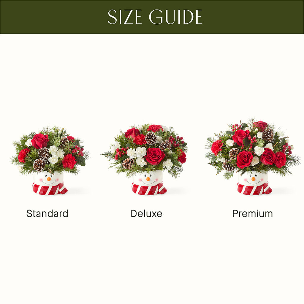 Jolly Snowman Bouquet – MONA'S BOUQUETS, Bacliff TX