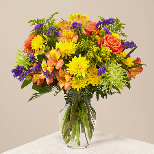 Marmalade Skies Bouquet – MONA'S BOUQUETS, Bacliff TX