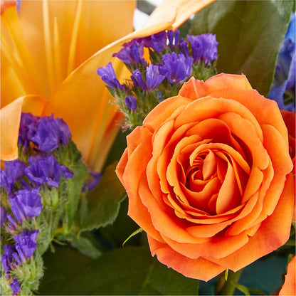 Radiant Citrus Box Bouquet – MONA'S BOUQUETS, Bacliff TX