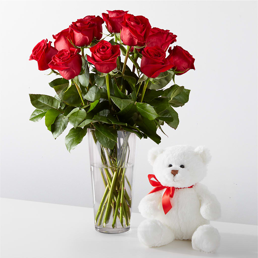 Romantic Long Stem Red Rose Bouquet Bundles – MONA'S BOUQUETS, Bacliff TX