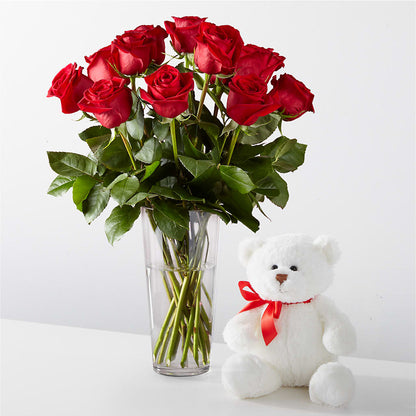 Romantic Long Stem Red Rose Bouquet Bundles – MONA'S BOUQUETS, Bacliff TX