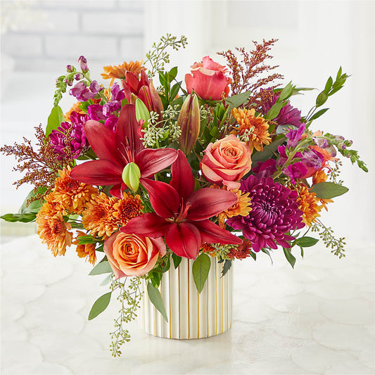 Burgundy Landscape Bouquet – MONA'S BOUQUETS, Bacliff TX