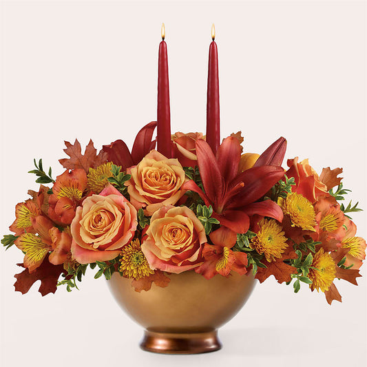 Harvest Table Centerpiece – MONA'S BOUQUETS, Bacliff TX