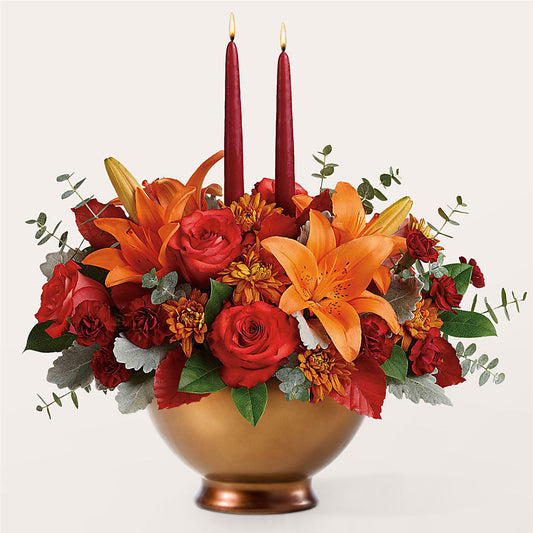 Fruits of Fall Centerpiece – MONA'S BOUQUETS, Bacliff TX
