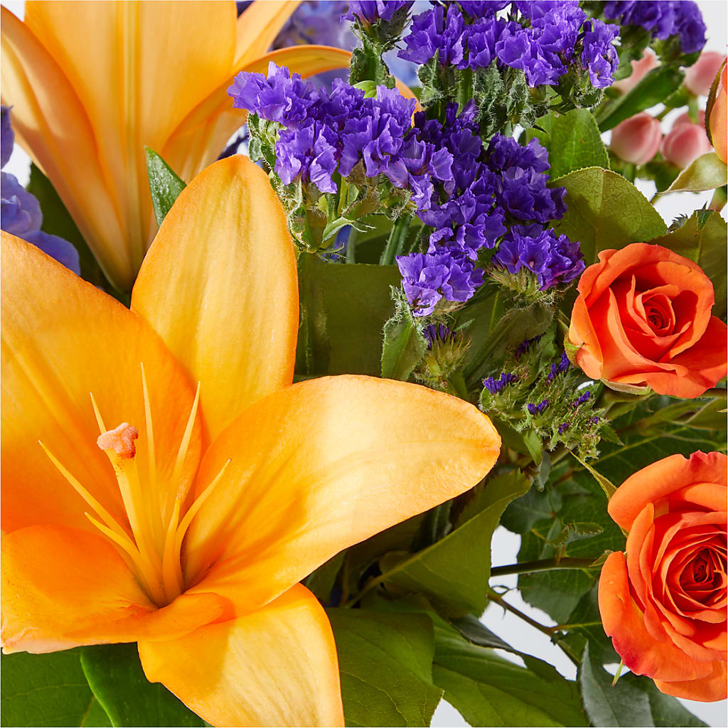 Radiant Citrus Bouquet – MONA'S BOUQUETS, Bacliff TX
