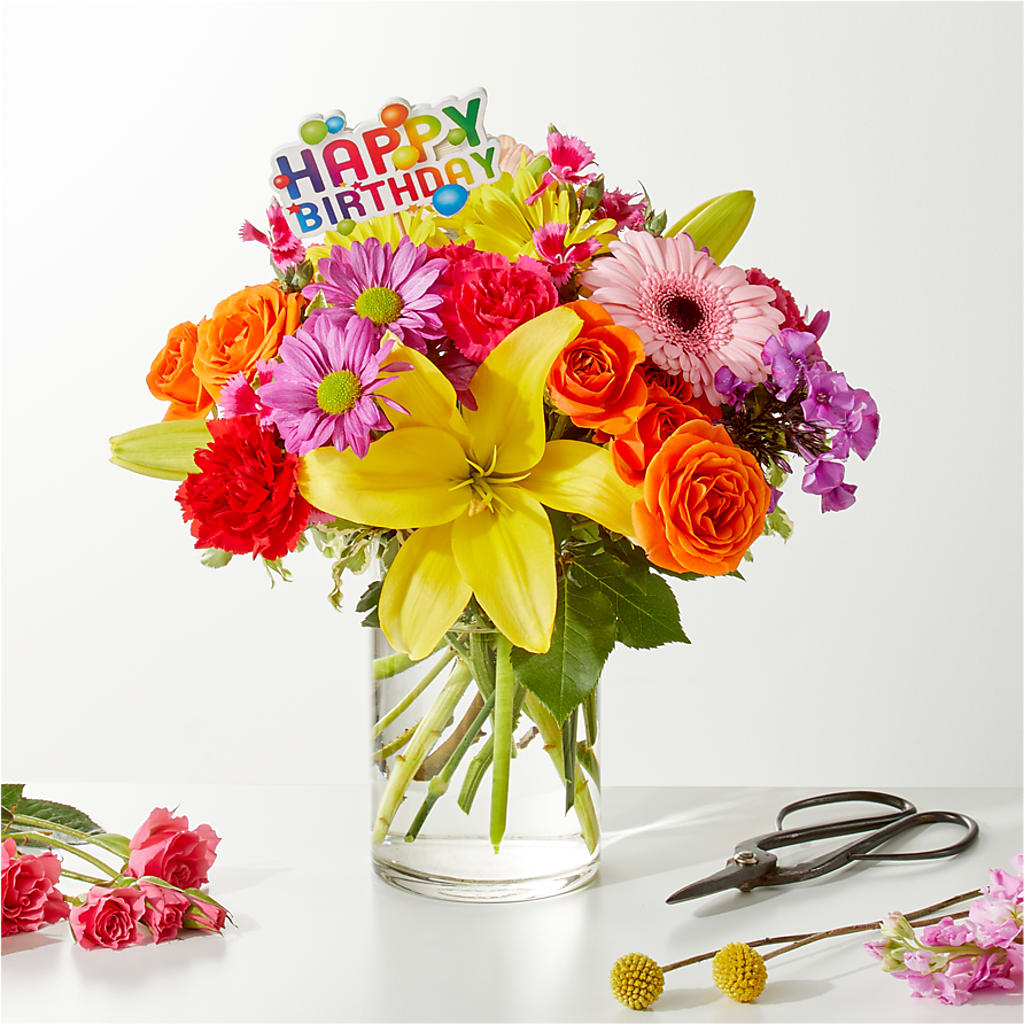 Cue the Confetti - A Florist Original – MONA'S BOUQUETS, Bacliff TX
