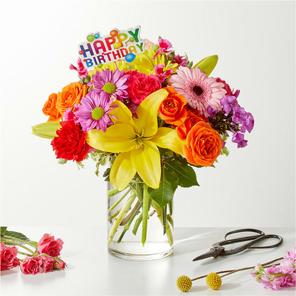 Cue the Confetti - A Florist Original – MONA'S BOUQUETS, Bacliff TX