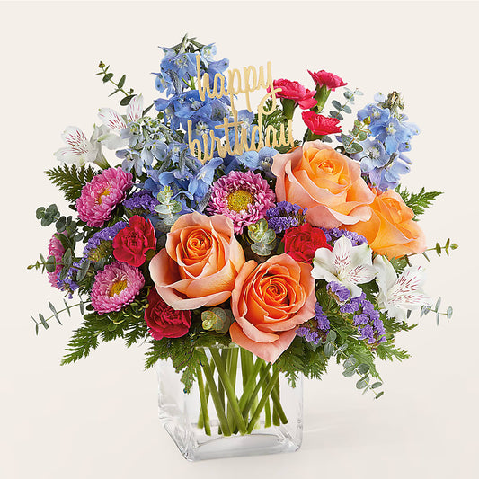 Birthday Bash Bouquet – MONA'S BOUQUETS, Bacliff TX