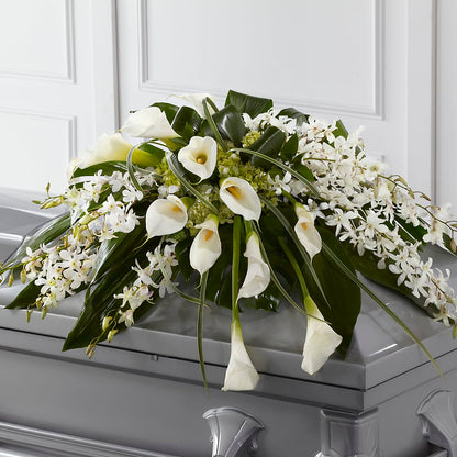 Angel Wings Casket Spray – MONA'S BOUQUETS, Bacliff TX